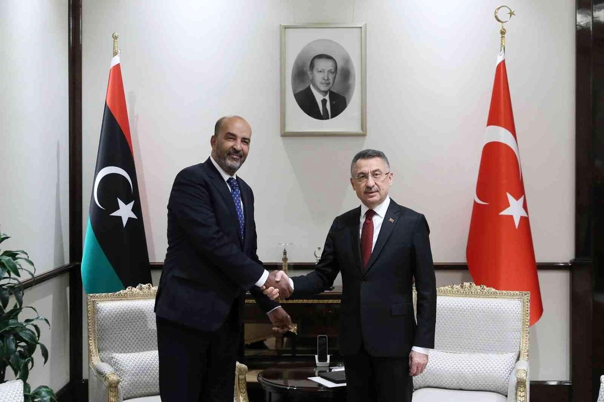Cumhurbaşkanı Yardımcısı Fuat Oktay, Libya heyetini kabul etti