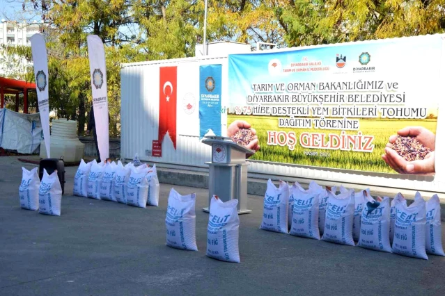 Diyarbakır'da çiftçiye 89 ton tohum desteği