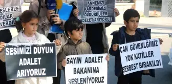 Eşini ve oğlunu öldürmeye azmettirmekten yargılanan baba ve oğluna ara celsede tahliyeye tepki