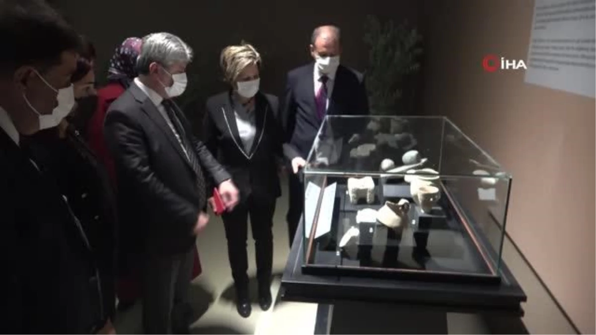 Son dakika: Hatay Arkeoloji Müzesi\'nde \'bağ bozumu mozaiği\' bölümü açıldı