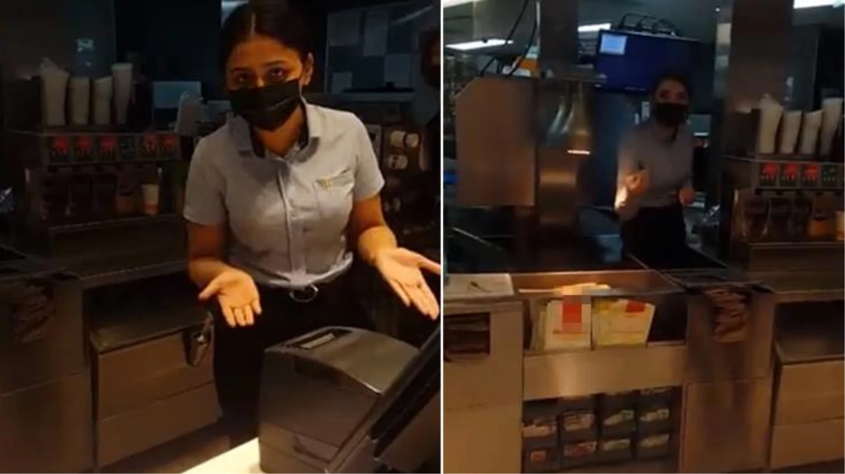 Maskesiz sipariş veremeyince sinirlenip video çekti, ancak beklediği tepkiyi alamadı