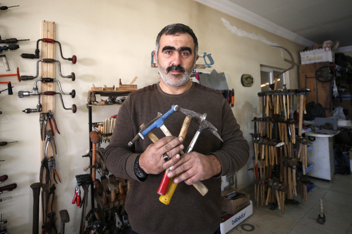 Usta ellerdeyken tarihe karışan aletler koleksiyon oldu