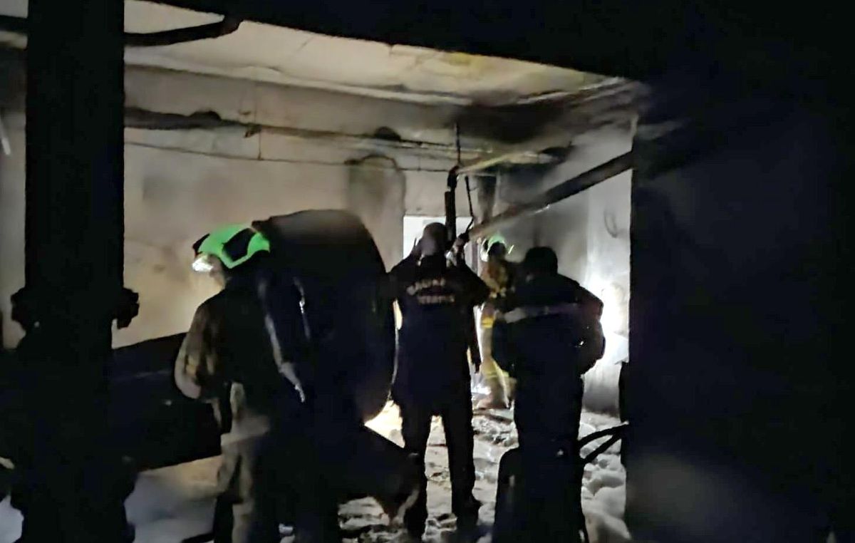 Adliye binasında yangın paniği