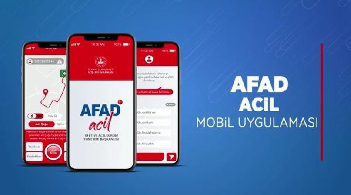 AFAD Acil Mobil Uygulaması, Afet ve Acil Durumlarda, Daima Yanında!