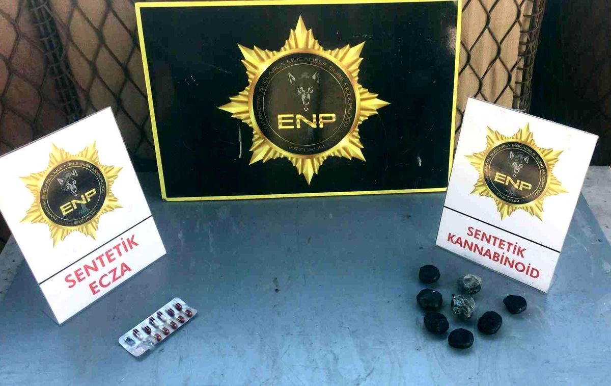Erzurum\'da uyuşturucu hap ele geçirildi