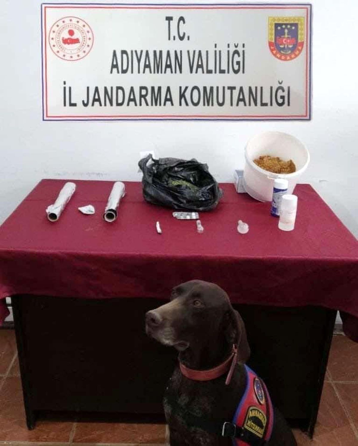 Kahta ilçesinde uyuşturucu madde ele geçirildi