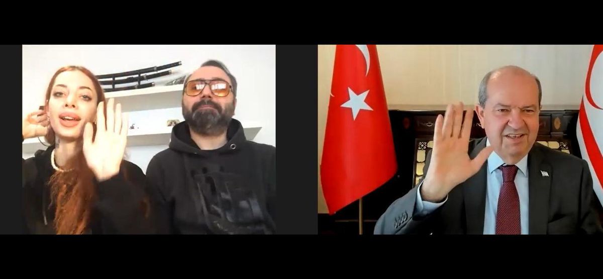 Tatar\'dan Maraş\'ta çektiği klip dolayısıyla Rum kesiminde hedef gösterilen Elibol\'a destek