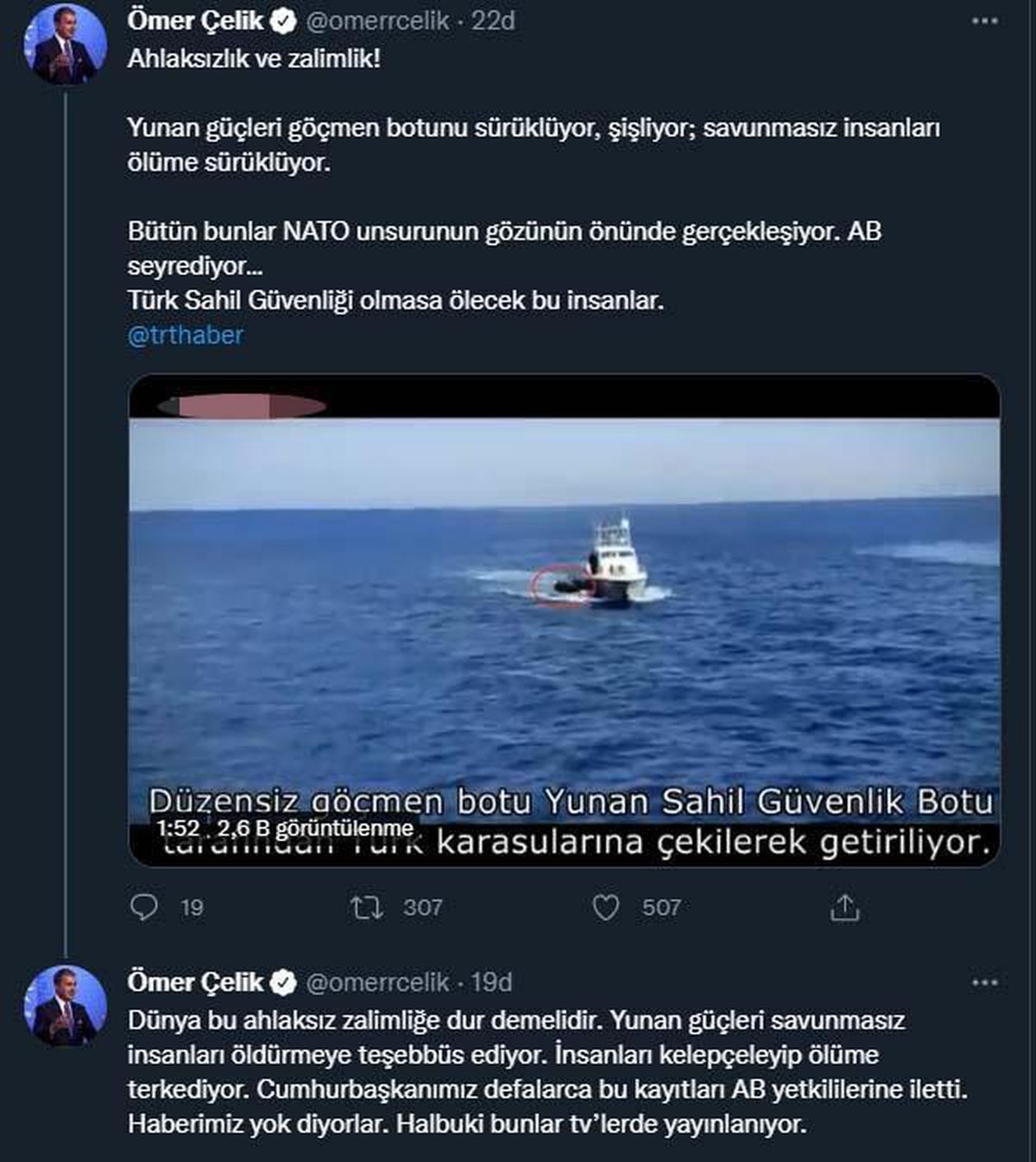 AK Parti Sözcüsü Çelik\'ten Yunanistan\'a tepki: Dünya, bu ahlaksız zalimliğe \'dur\' demeli