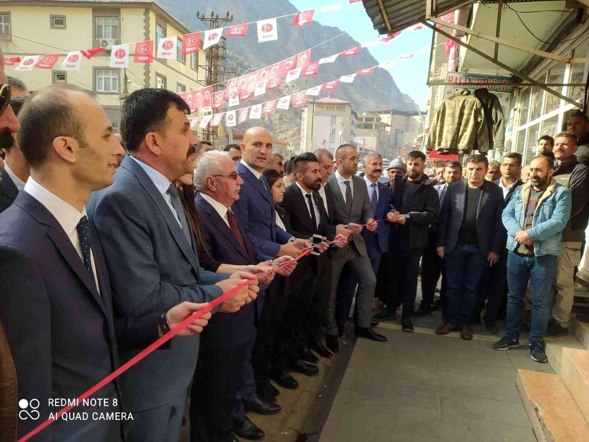 MHP Uludere ilçe başkanlığı binası törenle hizmete açıldı