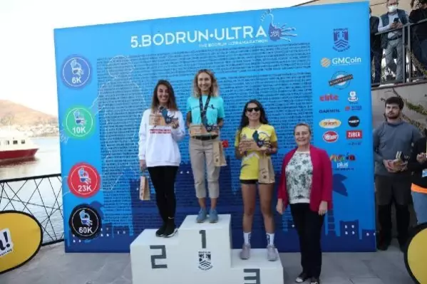 Bodrun Ultra Maratonu'nda 600 sporcu yarıştı