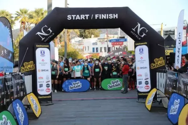 Bodrun Ultra Maratonu'nda 600 sporcu yarıştı