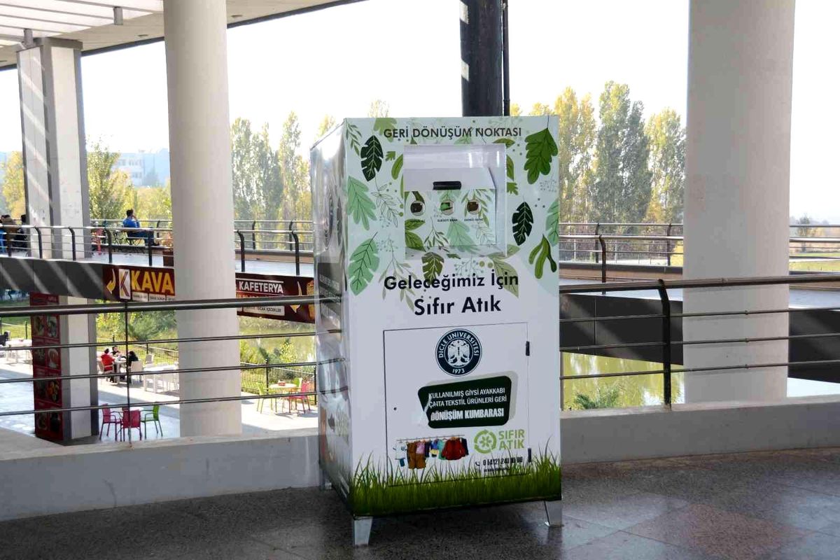 Dicle Üniversitesinden sıfır atık projesine bir adım daha