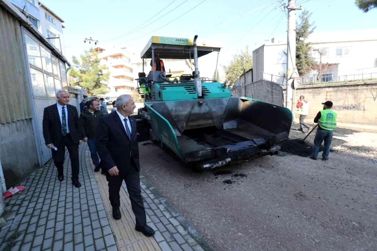 Gebze\'de yol çalışmaları sürüyor