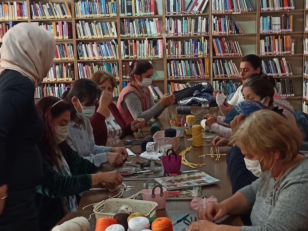 İbradı Halk Kütüphanesi'ndeki etkinlikler ilgi görüyor