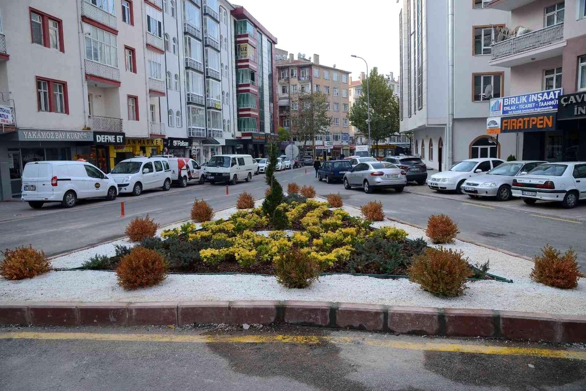 Müftülük caddesi peyzaj çalışması tamamlandı