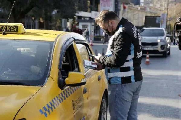 Şişli'deki denetimde korsan taksici yakalandı