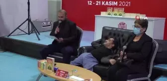 Tuzla'da engelsiz yazar Ersin Ata okurları ile buluştu