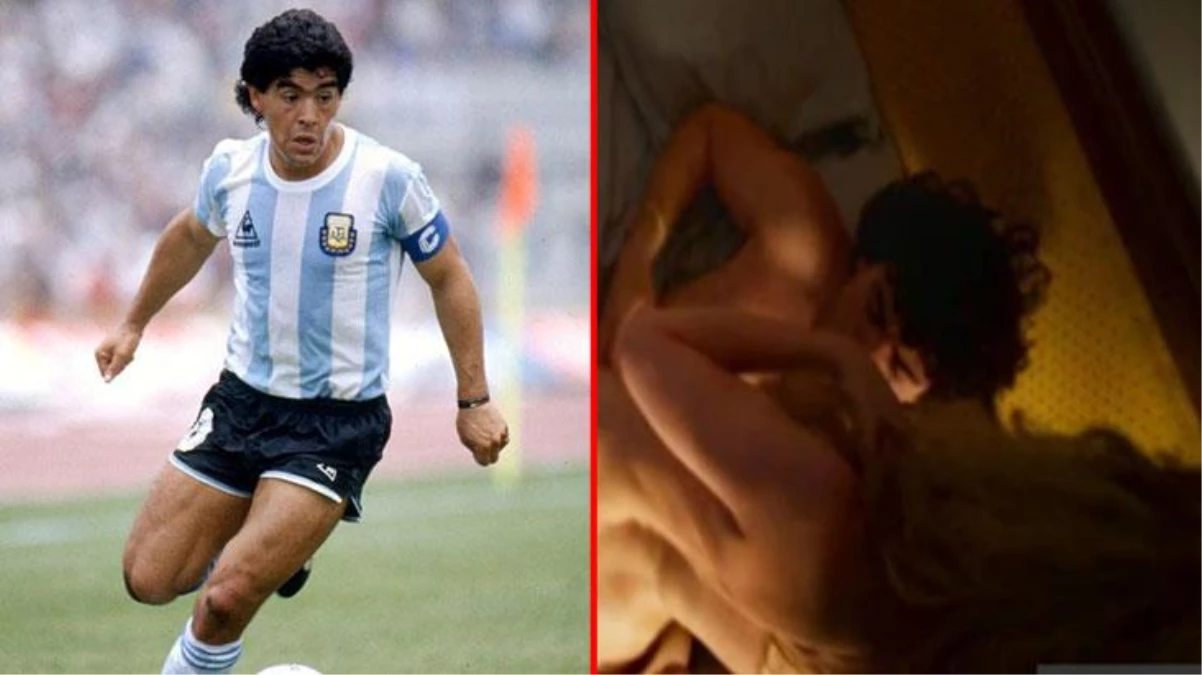Ünlü futbolcu Maradona\'nın hayatının anlatıldığı dizide inanılmaz sahneler