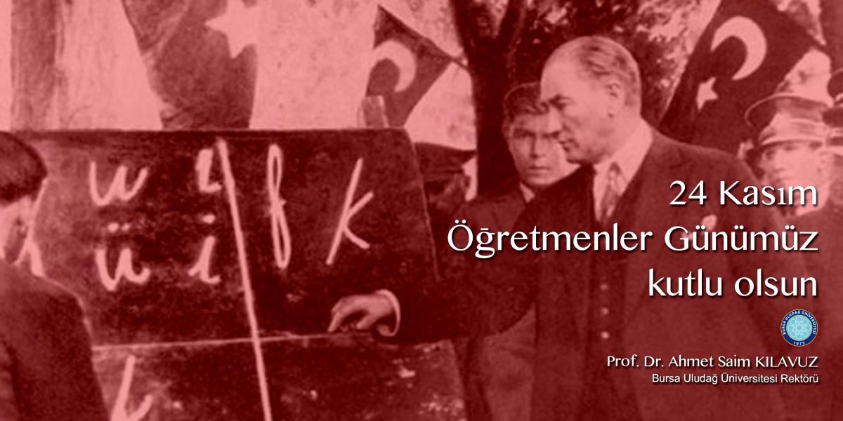 24 Kasım Öğretmenler Günü Kutlu Olsun