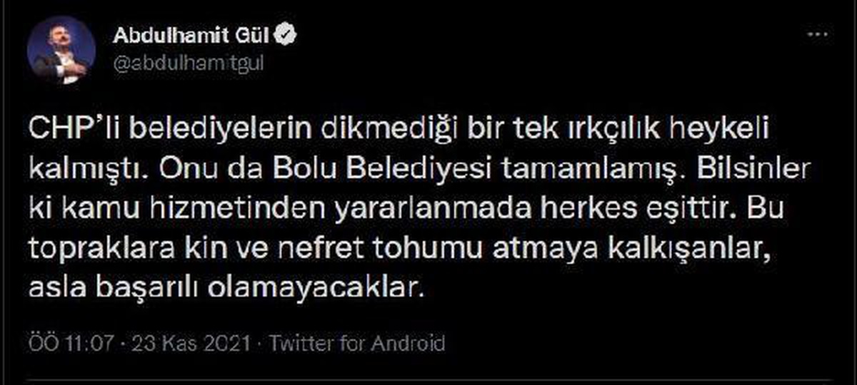 Adalet Bakanı Gül\'den Bolu Belediye Meclisinin yabancılara yönelik kararlarına tepki Açıklaması
