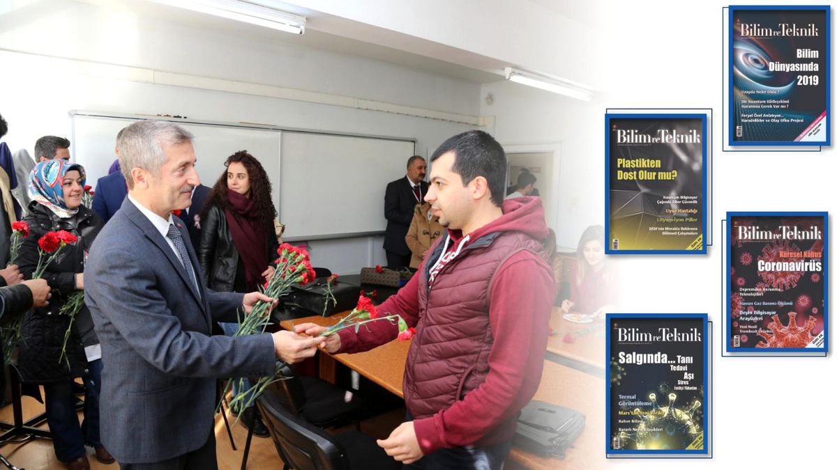 Başkanımız Gaziantep\'teki Tüm Öğretmenlere TÜBİTAK Dergisi Aboneliği