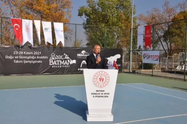 Batman'da tenis heyecanı