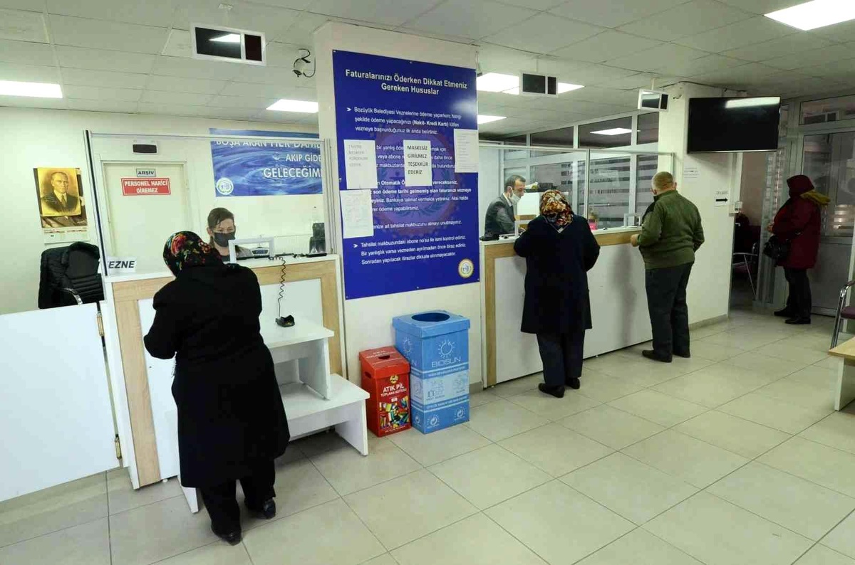 Belediye veznesi hafta sonunda da hizmet verecek