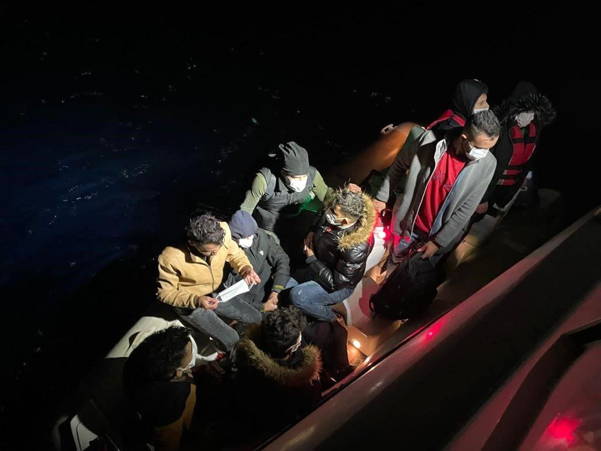 Bodrum\'da üç olayda 59 düzensiz göçmen kurtarıldı