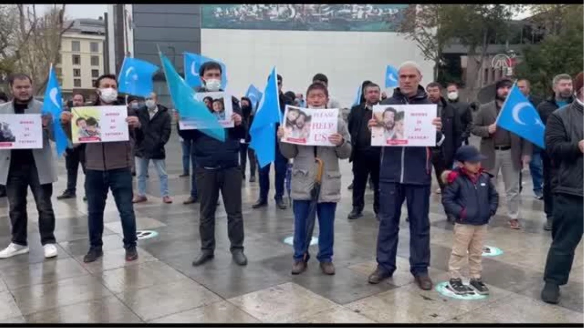 Doğu Türkistan STK Birliği üyeleri, Çinli Hu\'nun Interpol seçimlerindeki adaylığını protesto etti