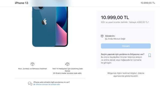 Doların rekor kırmasından sonra Apple, internet sitesindeki satışlarını durdurdu