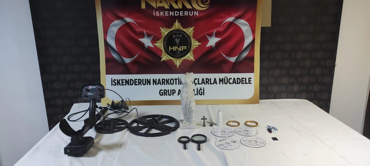 Son dakika haberleri! Hatay\'da tarihi eser kaçakçılarına yönelik operasyonda 2 şüpheli yakalandı