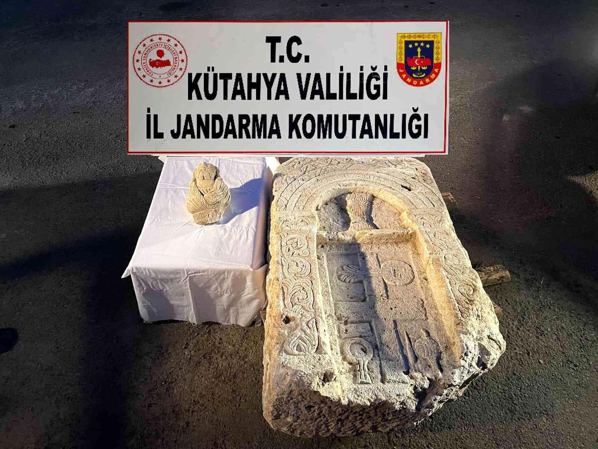 Kütahya\'da tarihi eser operasyonu: 2 gözaltı