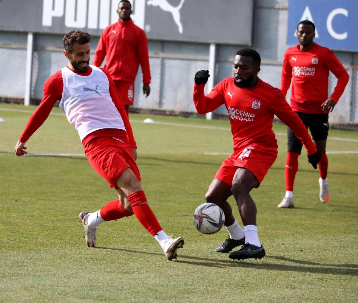 Sivasspor minyatür kale maç yaptı