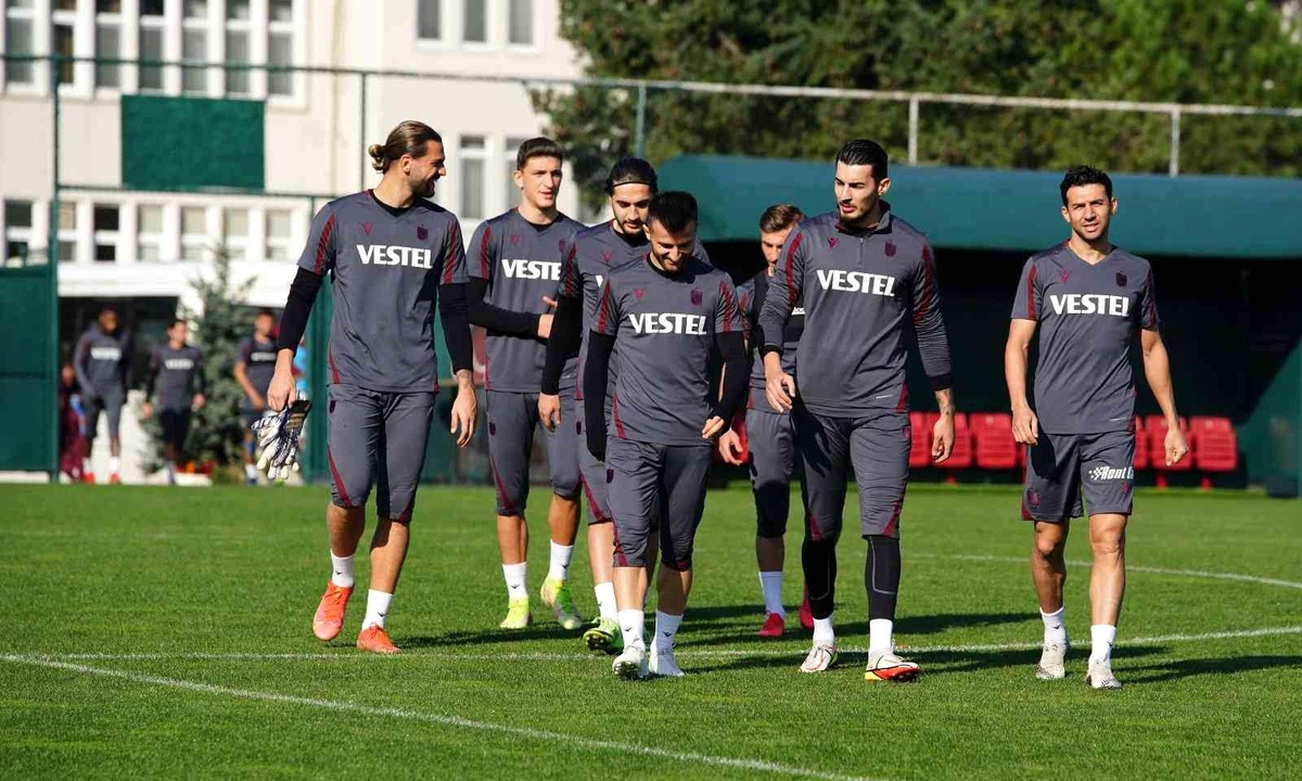 Trabzonspor, Fatih Karagümrük maçı hazırlıklarına başladı