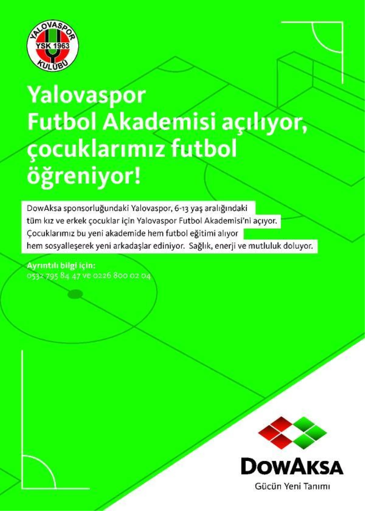 Yalova\'da gençlere yönelik futbol akademisi kuruldu