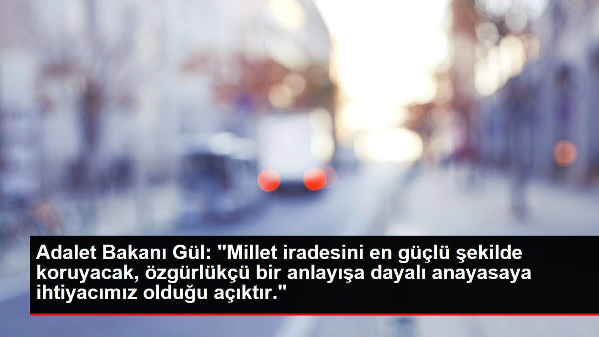Adalet Bakanı Gül: '2021 yılında uzlaştırma dosyalarının yüzde 84,5'i uzlaşma ile neticelenmiştir'