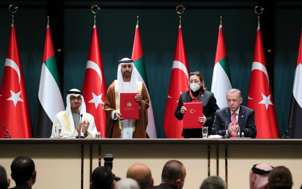 Türkiye ile Birleşik Arap Emirlikleri arasında 10 anlaşma imzalandı
