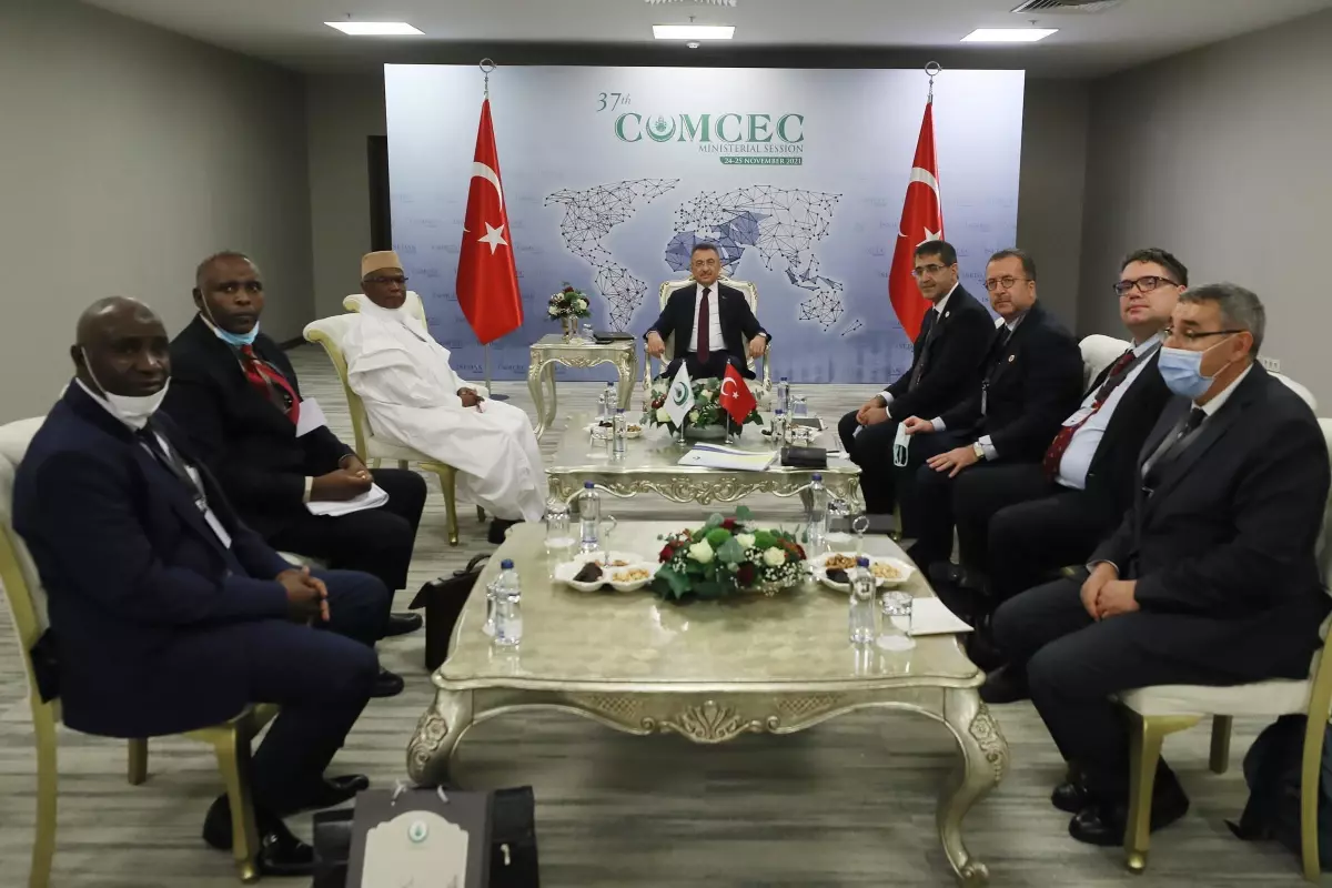 Cumhurbaşkanı Yardımcısı Oktay, İİT Genel Sekreteri Taha'yı kabul etti