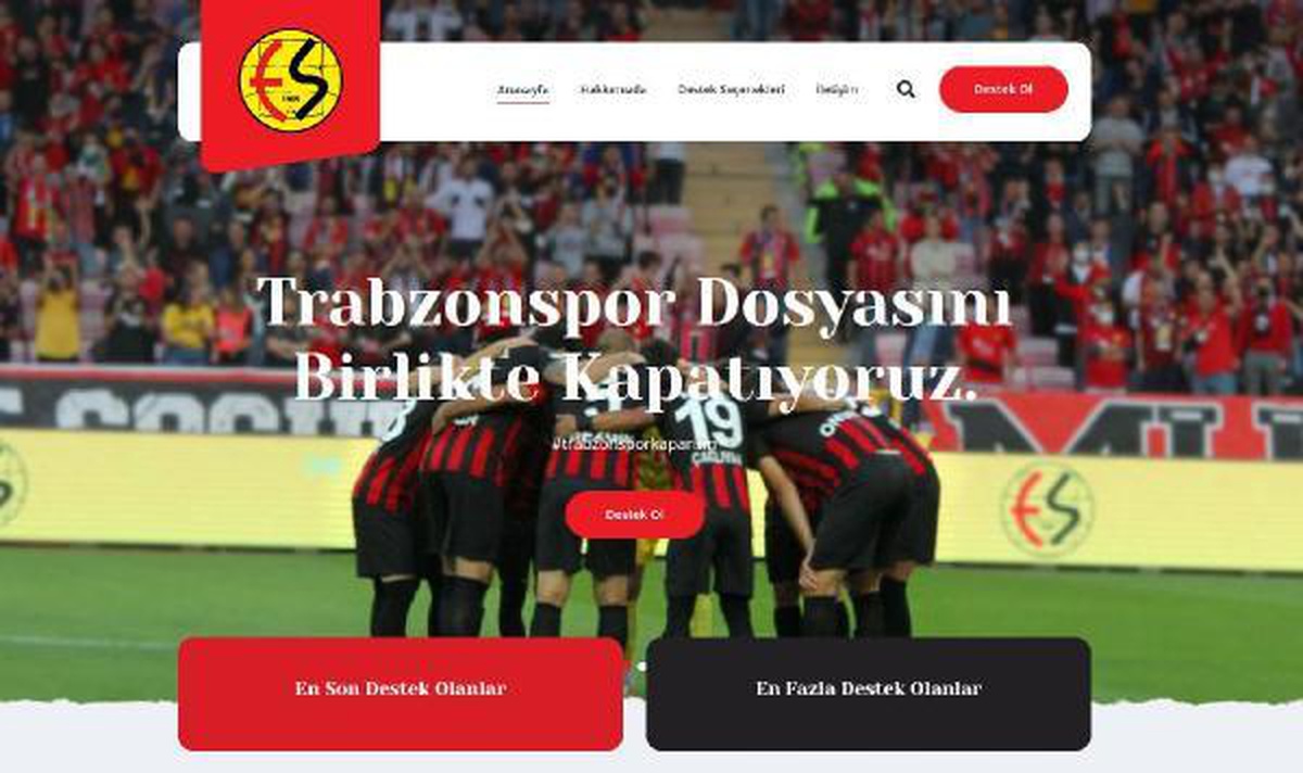 Eskişehirspor, Trabzonspor\'a olan borcu için kampanya başlattı