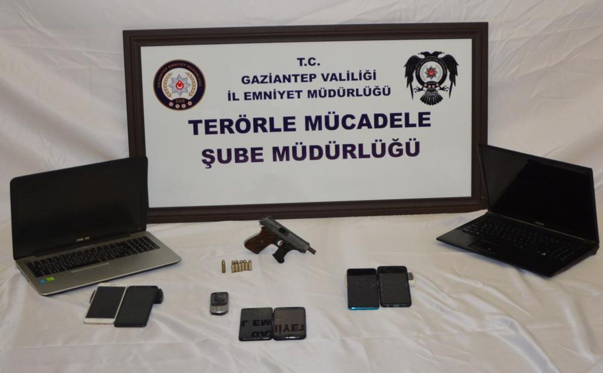 Gaziantep\'te terör örgütü PKK operasyonu: 8 gözaltı