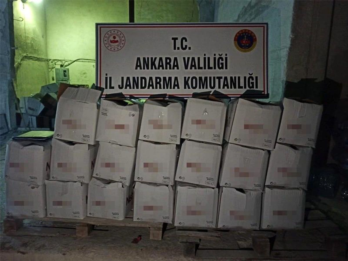 Son dakika haber: Jandarmadan kaçak içki operasyonu