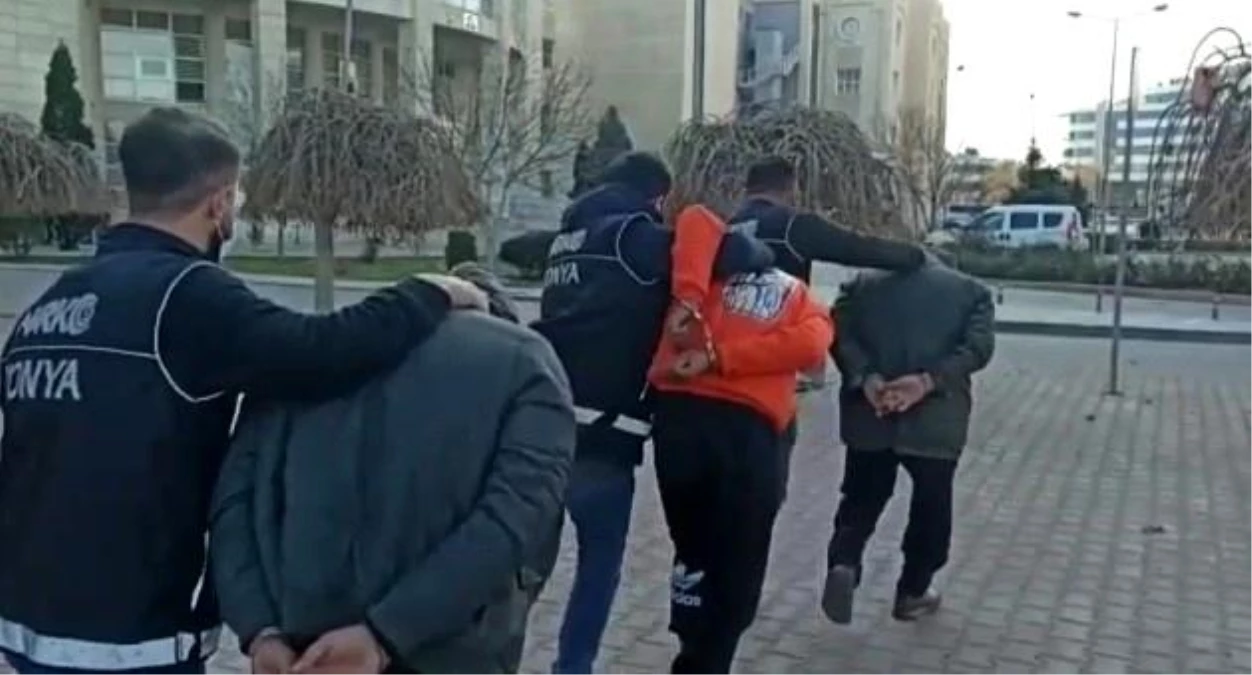 Son dakika haberleri! Konya\'da uyuşturucu operasyonu: 4 tutuklama