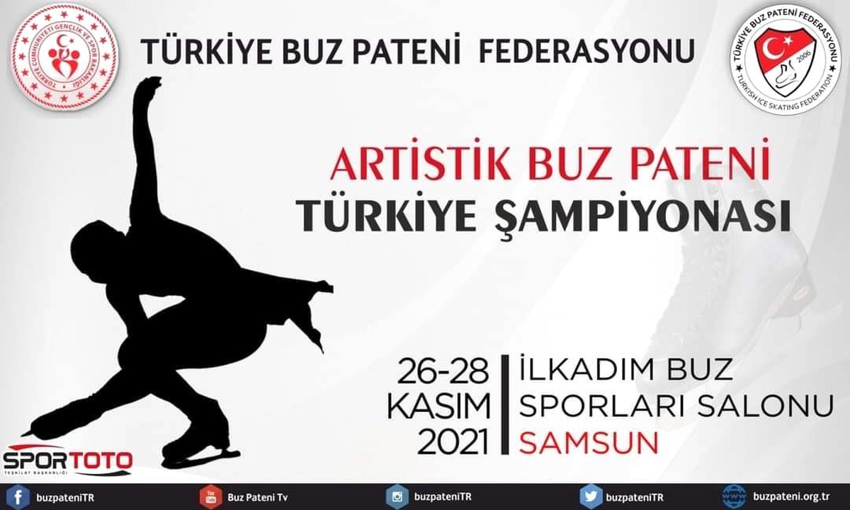Artistik Buz Pateni Türkiye Şampiyonası Samsun\'da yapılacak
