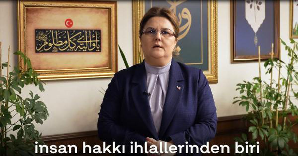 Son dakika! Bakan Yanık: Kadına yönelik şiddet, insan hakkı ihlalidir
