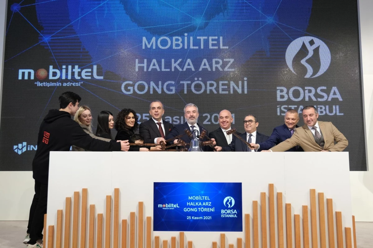 Borsa İstanbul\'da gong Mobiltel için çaldı