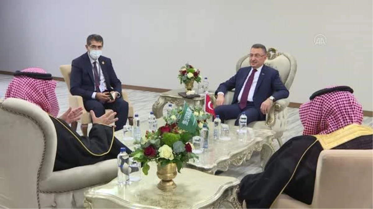 Cumhurbaşkanı Yardımcısı Oktay, Suudi Arabistan Ticaret Bakanı Kasabi\'yi kabul etti