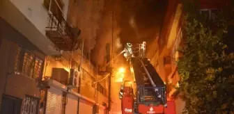 Kağıthane'de mobilya imalathanesinde korkutan yangın