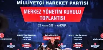 Bahçeli: 'Ekonomik darbecilere, canlı döviz bombalarına eyvallah etmeyeceğiz'