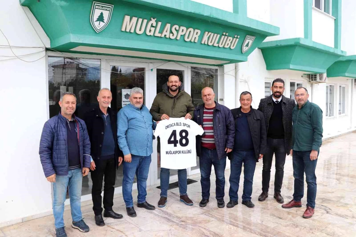 Ortaca Belediyespor yönetiminden Muğlaspor\'a ziyaret