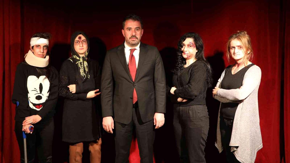 Pursaklar\'da kadına yönelik şiddete karşı video klip çekildi